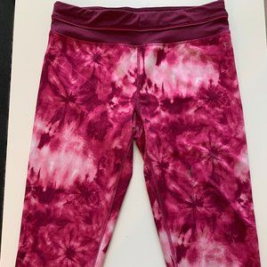 Tie-Dye Danskin Capri Fitted Leggings For Women